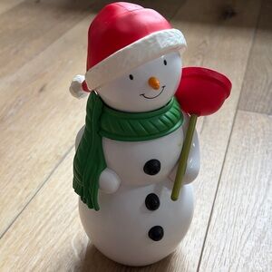 Hallmark Jolly in the John Plunger Bathroom Talking Snowman Tested Works Great